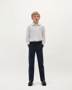 Повседневные хлопковые брюки-чинос для мальчиков Scalpers, синий