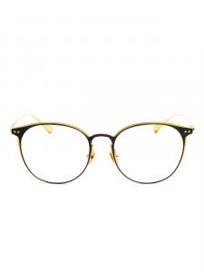Очки в круглой оправе Linda Farrow, золотой