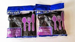 Набор столовых приборов Greenbrier International, черный