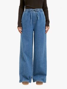 Джинсы расслабленного кроя с широкими штанинами Smith & Soul, Mid Blue Denim