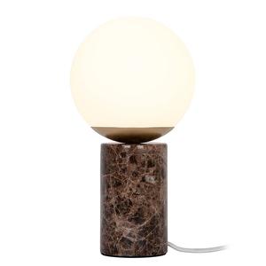 Настольная лампа Nordlux Lilly Marble, матовое стекло / мрамор - 1-световой - коричневый