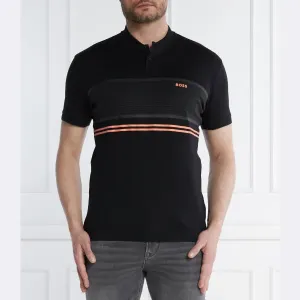Рубашка-Поло Pariq стандартного кроя Boss, черный