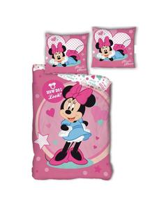 Детское постельное белье Минни Маус 140x200 см, 100% микрофибра, разноцветное. Disney Minnie Mouse, 140 x 200 см