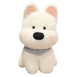 Милые плюшевые куклы щенков вест хайленд уайт терьера высота 25см/35см Brangdy, белый