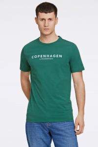 Классическая футболка Lindbergh Shirt Copenhagen, цвет jade