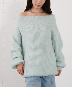 Вязаный пуловер с перьями и открытыми плечами Archives, цвет Green