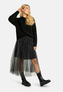 Джемпер Liberté Essentiel FRO BOW, Black Silver Bow/Black