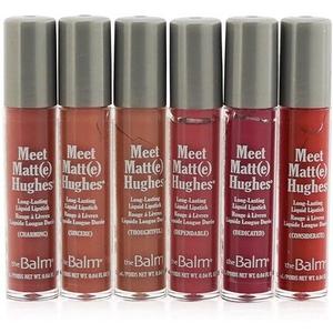 theBalm Meet Matt(e) Hughes Volume 14 Набор из 6 стойких мини-жидких помад в 3 новых оттенках Thebalm Cosmetics