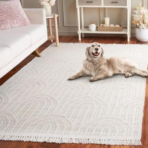 Ковер SAFAVIEH, 244 x 305 см, - коллекция Kilim - большой - светло-серый и ivory, повседневный дизайн, идеально для гостиной, спальни, офиса, столовой зоны (KLM765F)