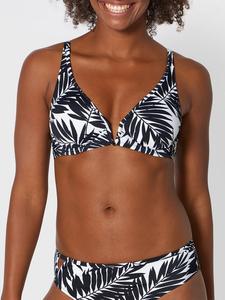 Верх бикини Sloggi Oberteil, черный/белый