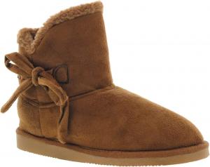 Женские короткие зимние ботинки Bellini Ace из микрозамши с бантом, Tan Microsuede