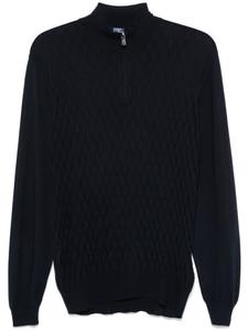 Fedeli пуловер из вирджинской шерсти, синий