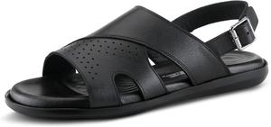 Мужские сандалии Spring Step Jeff с задником, черный