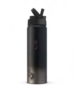 Термос Star Wars Linear Vacuum Insulated Water Bottle объемом 0,6 л (около 550 мл) Joyjolt, черный