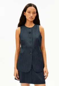 Длинный жилет в тонкую полоску Armedangels, Night Sky-White