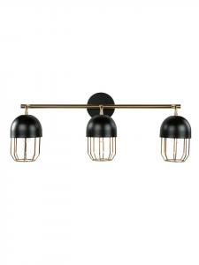 Настенный светильник (Ш)67 х (В)27 см, черно-золотой