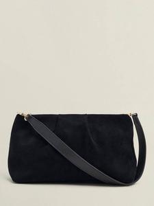 Клатч Clifton из замши Hobbs, Black