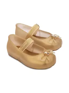 Балетки Sophie с бантом Mini Melissa, золотистый