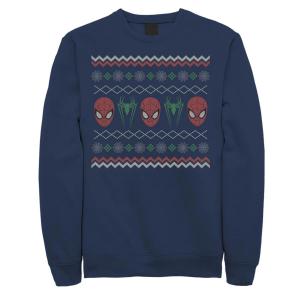 Мужской флисовый свитер Ugly Christmas с изображением Человека-паука Marvel Licensed Character