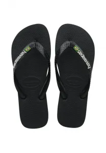 Шлепанцы havaianas с бразильским логотипом для бассейна Havaianas, Black Black