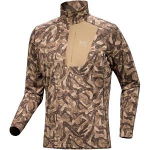 Arcteryx RHO FW24 LT Zip Neck Print Men's Jacket Men's Black