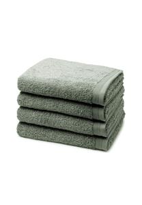 Набор полотенец MöVe Superwuschel, 4 штуки, 100x50 см, серо-зеленый