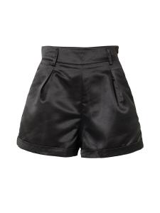 Свободные брюки со складками спереди In The Style LORNA, черный