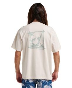 Мужская футболка Quiksilver Comfort Fit Quiksilver Waterman, Moonbeam