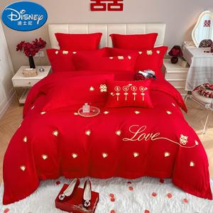 Disney Комплект постельного белья из 4 предметов (простыня на резинке 150 см, пододеяльник 200х230 см), цвет Passion