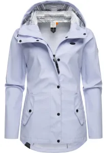 Дождевик Ragwear "YM-Marge", с капюшоном, стильная переходная куртка с большим капюшоном, голубой