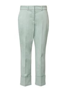 Обычные плиссированные брюки COMMA, Light green