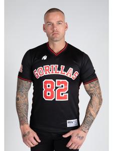 Функциональная рубашка Gorilla Wear T-shirt - San Mateo - Schwarz/Rot