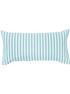 Наволочка из жатого хлопка Ингольштадт синего цвета Erwin Müller, 80 x 80 см