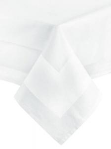 Скатерть Zollner 00000082, 130x1x190 см, белый
