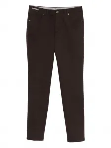 Хлопковые брюки Corneliani, коричневый