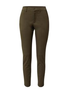Брюки-чиносы узкого кроя Kaffe Lea, оливковый