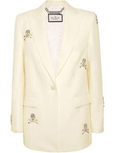 Блейзер Skull Strass Philipp Plein, белый