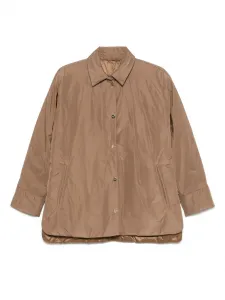 Куртка со спущенным плечом MAX MARA, коричневый