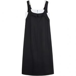 ELLE Женское черное платье без рукавов