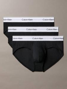 Хлопковые трусы Icon с эффектом стрейч Calvin Klein, Pack of 3, Black