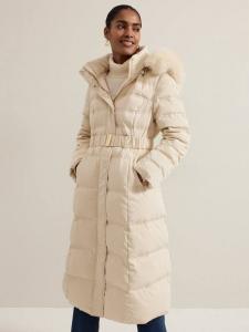 Длинное пуховое пальто dixie Phase Eight, слоновая кость