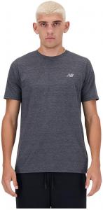 Футболка New Balance Men's Sport Essentials Heathertech, Black Heather