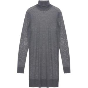 Женское платье с длинными рукавами FW25 TOTEME, серый