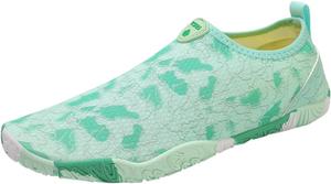 Обувь для плавания для женщин и мужчин, быстросохнущие носки для плавания босиком, легкие плавательные туфли для серфинга и плавания, мужские слипоны Generic, зеленый