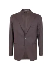 Пиджак с лацканами Tagliatore, коричневый
