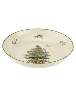 Сервировочная миска для пасты в виде рождественской елки Spode, green/multi