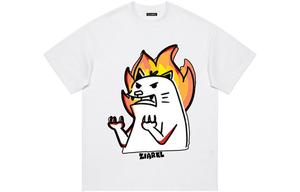 Футболка Unisex Crew Neck Moderate Heavyweight ZIAREL, белый[irritable kitten]