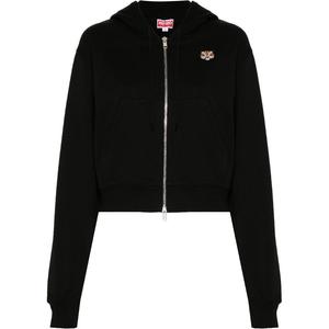 Куртка-худи с молнией Lucky Tiger KENZO, черный