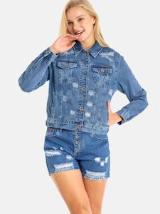 Куртка межсезонная CIPO & BAXX, синий деним