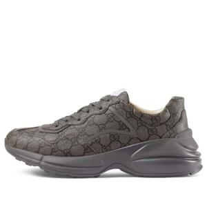Кроссовки rhyton 'grey monogram' Gucci, серый